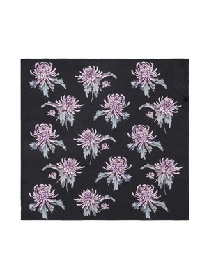 Einstecktuch aus Seide mit floralem Print
