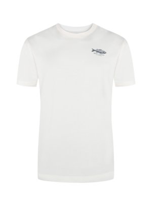 T-Shirt aus Bio-Baumwolle mit Rückenaufdruck