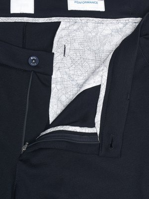 Stretch chino Silvio with subtle structure