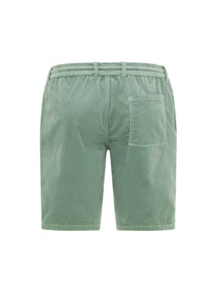 Stretch-Bermudashorts mit Lyocell in Cord-Qualität, Modern Fit