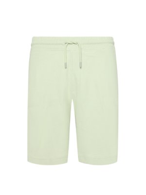 Bermudashorts aus einem Baumwolle-Lyocell-Mix in Waffelstruktur