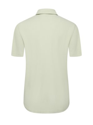 Short-sleeved shirt with lyocell in a subtle waffle structure