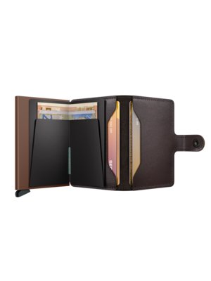 Geldbeutel mit Druckknopf und Cardprotector
