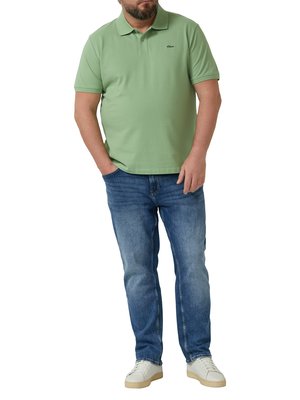 Piqué-Poloshirt mit gesticktem Label-Schriftzug