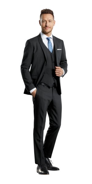 Suit waistcoat with stretch content