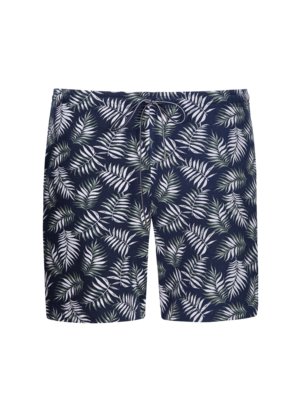 Pyjama shorts with palm pattern 