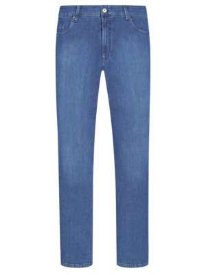 Five-pocket jeans with low rise