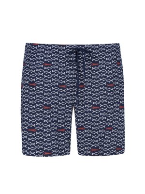 Pyjama shorts with shark motif 