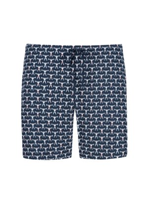 Pyjama shorts with dumbbell motifs 