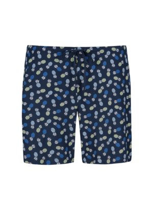 Pyjama shorts with pineapple motifs 