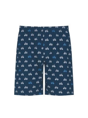 Pyjama shorts with motif print  