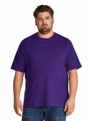 Miękki bawełniany T-shirt z haftowanym logo, fason regular