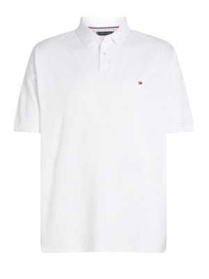 Piqué-Poloshirt 1985 mit Logo-Stickerei und Stretch, Regular Fit
