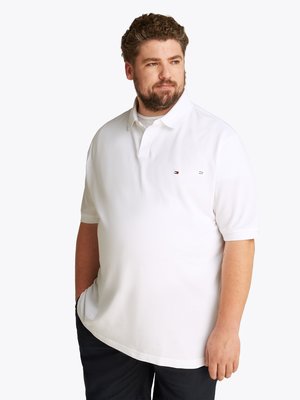 Piqué-Poloshirt 1985 mit Logo-Stickerei und Stretch, Regular Fit