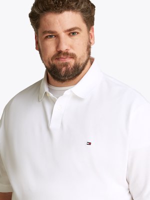 Piqué-Poloshirt 1985 mit Logo-Stickerei und Stretch, Regular Fit
