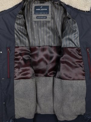 Blouson with colour block sleeves