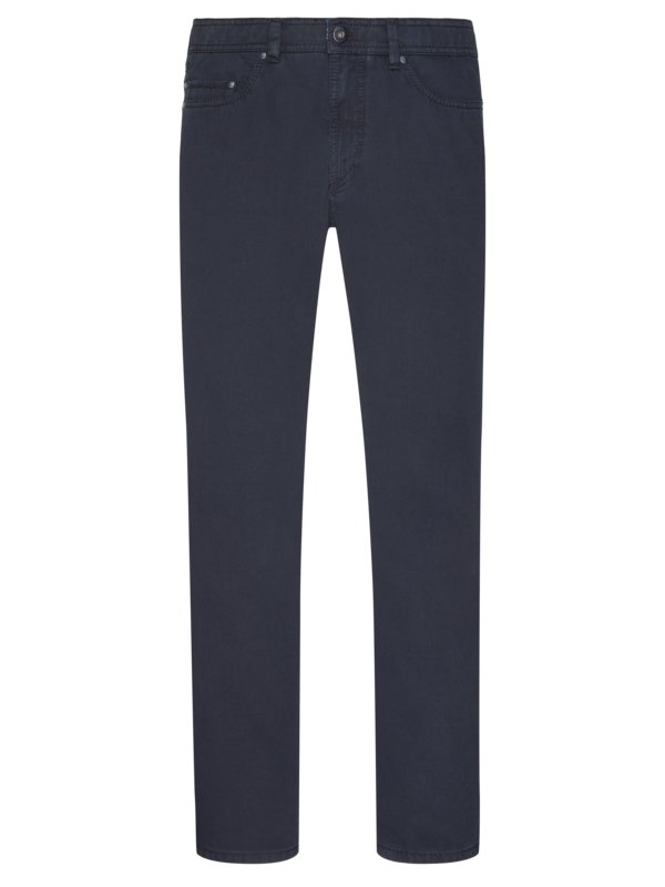 Levně Eurex, Kalhoty s 5 kapsami a podílem strečových vláken Modrá