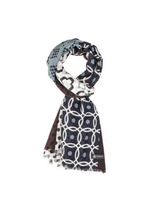 Scarf with different patterns