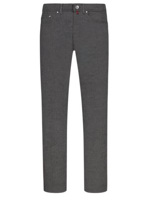 Five-pocket trousers with micro texture, Voyage