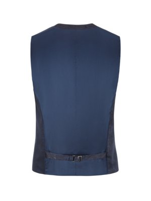 Suit vest with floral pattern