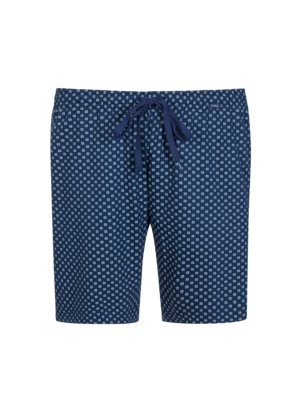 Comfortable pyjama shorts with micro pattern