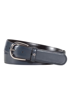 Business belt with rounded buckle