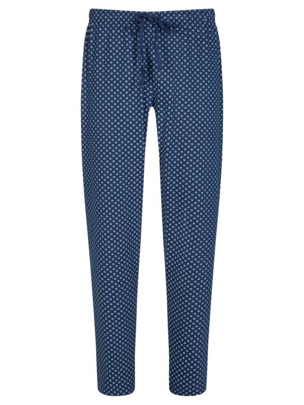 Levně Mey, Pyžamové kalhoty s drobným vzorem Modrá