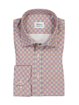 Shirt with patterned print