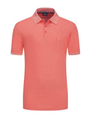 Polo shirt in a cotton blend