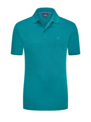 Polo shirt in a cotton blend