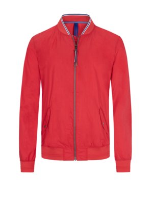 Lightweight college jacket made of pure cotton
