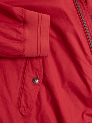 Lightweight college jacket made of pure cotton