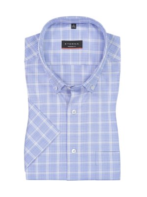Patterned short-sleeved shirt, Modern Fit