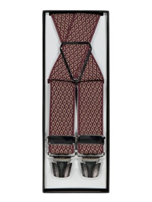 Suspenders with a micro pattern