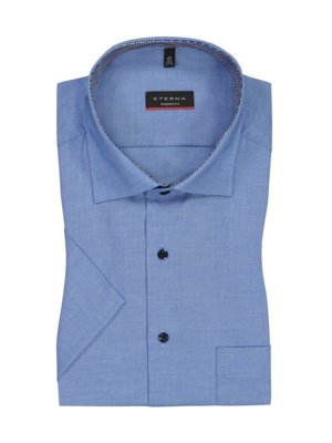 Short-sleeved shirt with breast pocket, Modern Fit