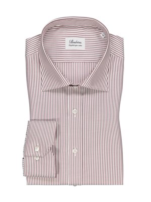 Shirt with striped pattern, extra long