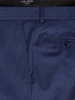 Formal trousers with pinstripe pattern