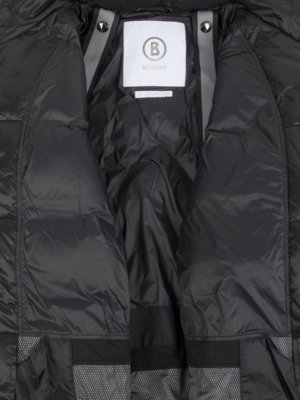 Péřová bunda s žebrovaným materiálem, Elas-D