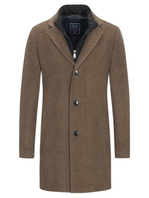 Coat in wool blend