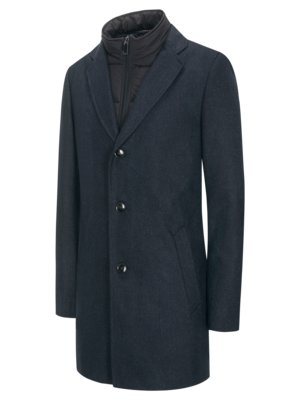 Coat with micro texture and yoke