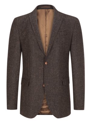 Smart-casual jacket with micro texture, Harris tweed