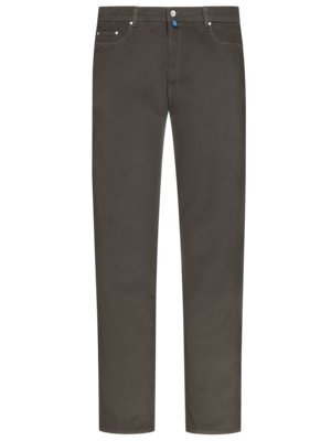 Trousers with grid check pattern, Futureflex