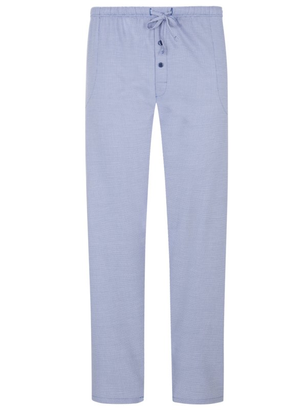 Levně Novila, Pyžamové kalhoty s pepitovým vzorem SvětleModrá