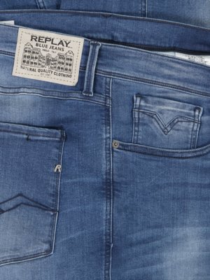 Five-pocket jeans in a stretch mix, Anbass