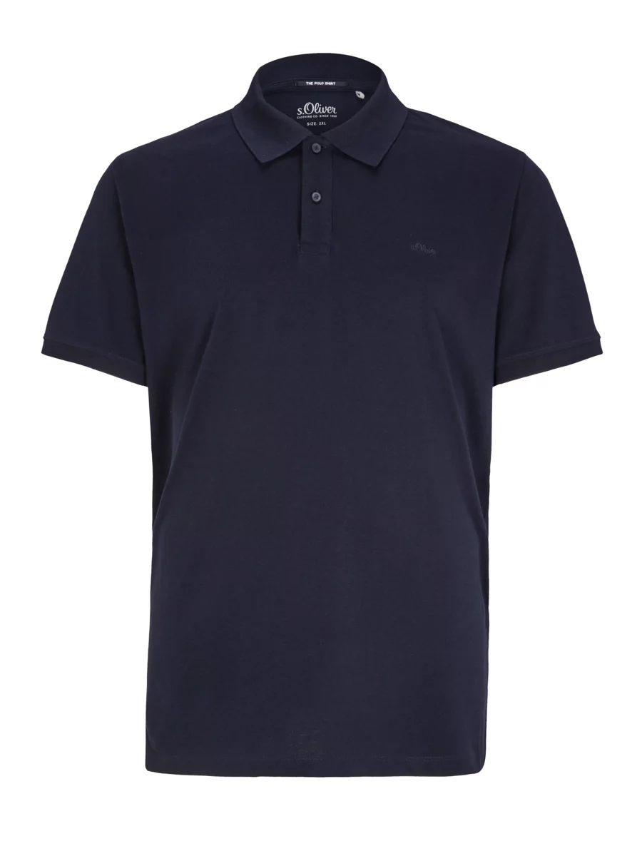 s.Oliver polo in size tall plus big men for shirts | HIRMER 
