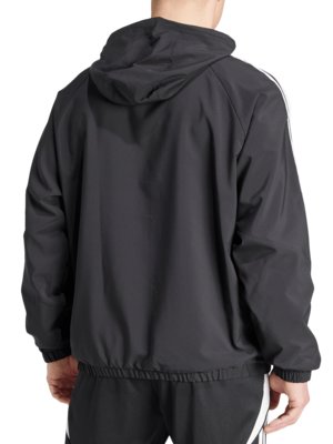 Trekking jacket with hood made from recycled material