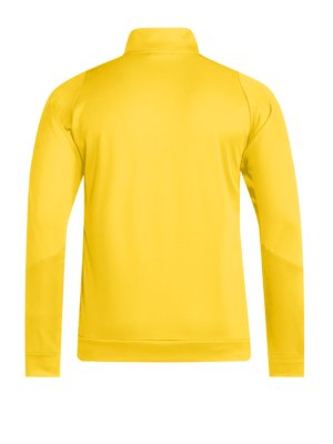 Training jacket with label embroidery made from recycled material