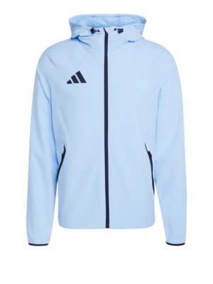 Training jacket made of recycled stretch mix with hood