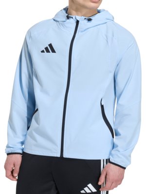 Training jacket made of recycled stretch mix with hood