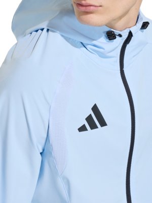 Training jacket made of recycled stretch mix with hood